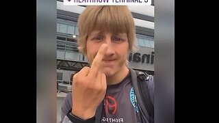 Paddy Pimblett middle finger to the haters on way to Las Vegas