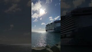 World's Biggest Cruise Ship in Philipsburg, St. Maarten! - Part 4