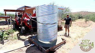 DIY Culvert Cistern for Rainwater Harvesting & Collection