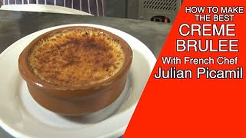 How to make "Creme Brûlée" also known as Burnt / Trinity Cream, With Julian Picamil