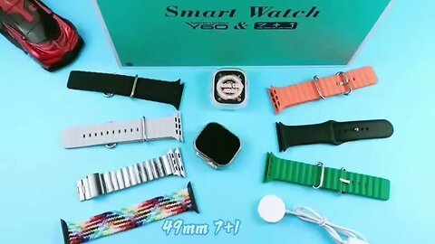 Y60 Ultra SmartWatch New 2023 7 in 1 Band Pulseiras Iwo 49mm Watch 9 pk T900 T800 Y10 Y20 T10