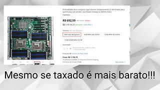 Mesmo se taxado é mais barato!!!