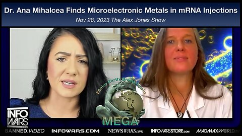 Dr. Ana Mihalcea Finds Microelectronic Metals in "mRNA" Injections - November 28, 2023 The Alex Jones Show