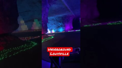 Underground Louisville Christmas Lights #shorts, #prepperboss, #christmaslights, #louisvillecaves