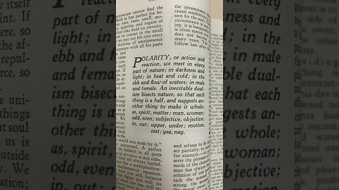 POLARITY is the basis of the universe. EVERYTHING has its opposite! –Ralph Waldo Emerson 👩‍❤️‍👨