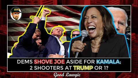 Viewer's Discretion: Kamala SHOVES Old Man Away; How Many Folks ere Shooting AT Trump?