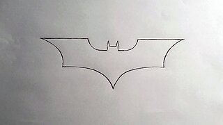 How to Draw Batman Logo