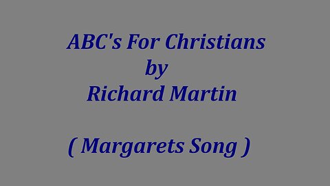 ABC's For Christians
