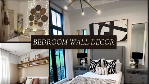 "Transform Your Bedroom with Stunning Wall Decor Ideas!" 🎨✨