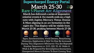 Planetary Arc in the Heavens 🌈 Mystical Alignment in the Night Sky ☄️ March 28, 2023