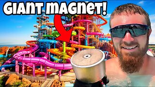 MEGA Magnet Fishing JACKPOT & ULTIMATE Waterpark Vacation!