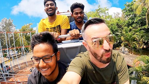 FIRST IMPRESSIONS OF INDIA | $8 theme park in Chennai 🇮🇳