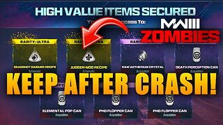Keep loot after crashing, Exfils WAY harder, MORE Schematics & Bad News! MW3 Zombies Season 1 Update