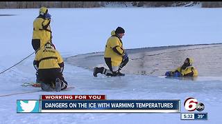 Just how do emergency crews train for ice rescues?