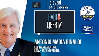 🔴 Intervista all'On. Antonio Maria Rinaldi su Radio Libertà del 14/12/2023.