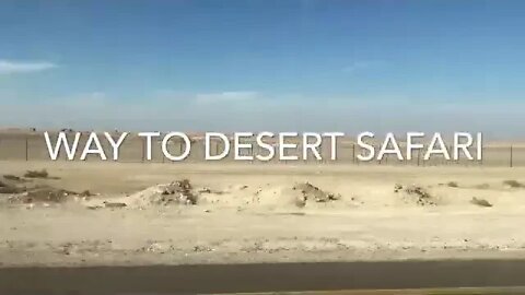 An adventure in the sand: Dubai Desert Safari Adventure