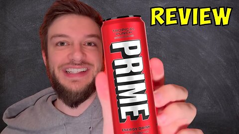 PRIME Energy Drink Tropical Punch Review