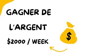 Gagner de l'argent sur internet Affiliation Marché Clickbank Formation Microservice