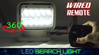 Remote Control LED Spotlight Search Light with Wired Remote