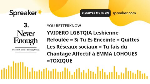 YVIDERO LGBTQIA Lesbienne Refoulée = Si Tu Es Enceinte = Quittes Les Réseaux sociaux = Tu fais du Ch