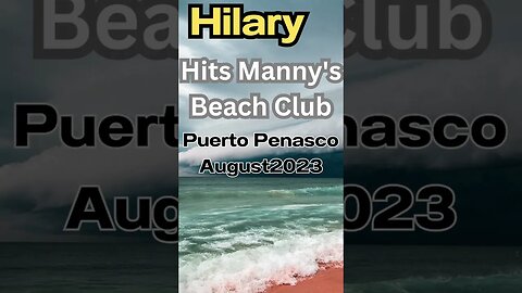 Tropical Storm Hilary Hits Manny's Beach Club in Puerto Penasco aka Rocky Point Mexico Aug 2023