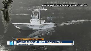 DeSoto County Sheriff's office pulls car out of Peace River