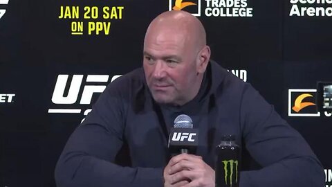 Dana White claps Back at WOKE Reporter!!!