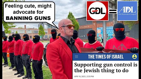 Fake Nazi "Hammer" from the GDL doesn't care if Guns are Banned! 卐=✡️=🚫🔫