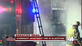 Fire forces evacuations at Gladstone apartment complex