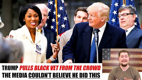 TRUMP PULLS BLACK WOMAN FROM THE CROWD, WHAT HE DOES NEXT IS AMAZING