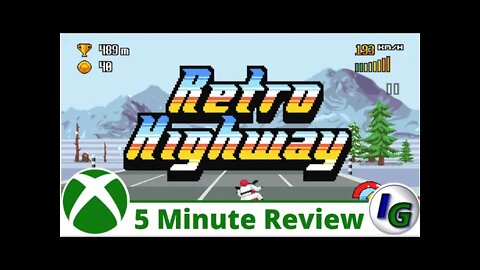 5 Minute Game Review RETRO HIGHWAY on Xbox