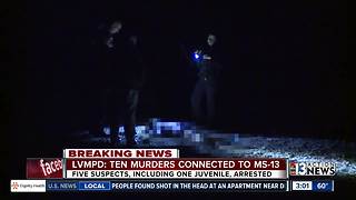 10 murders connected to MS-13 gang