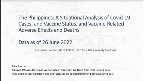 CDC Ph Weekly Huddle July 9 2022 Snippet: Super Sally on COVID Cases, Vaccines and Adverse Reactions