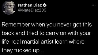 Nate Diaz responds to Conor Mcgregor on Twitter