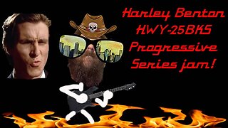 Guitar noob jams his Harley Benton HWY-25BKS Progressive Series