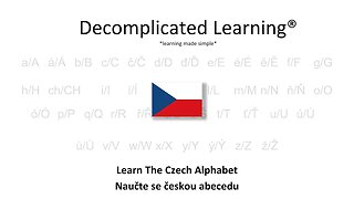 Learn the Czech alphabet