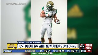USF unveils high-tech football uniforms to keep players cooler