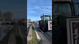 THE NETHERLANDS: The Hague filling up nicely with Dutch farmers...