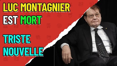 Le prix Nobel Luc Montagnier est mort. Silence dans les Médias