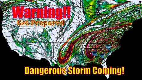 Monster Winter Storm, Tornadoes, Damaging Winds, Flooding & Major Snowfall - The WeatherMan Plus