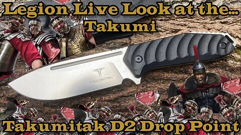 Legion Live Look at the Takumitak TKF208SL - Takumi Drop point blade