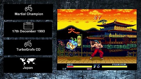 Console Fighting Games of 1993 - Martial Champion