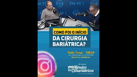 Como foi o início da cirurgia bariátrica?