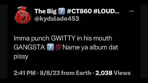 Kyd Slade Says he Going to Punch Gwitty In the Face + HEAD ICE VS GWITTY