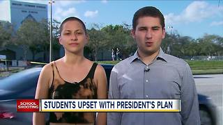 Survivors of deadly Florida school shooting lash out at Trump