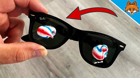 Spread TOOTHPASTE on your SUNGLASSES and WATCH WHAT HAPPENS 💥 (surprisingly) 🤯