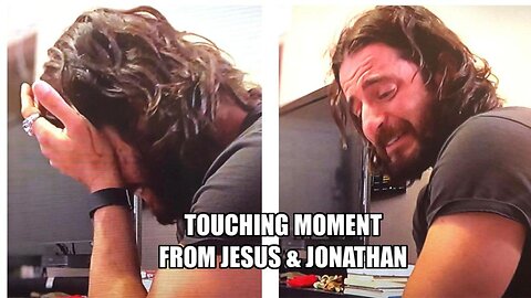 Jonathan Roumie discovers the three checks - a very touching moment from Jonathan &Jesus documentary