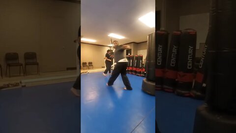 Fat Guy With Karate Kicks