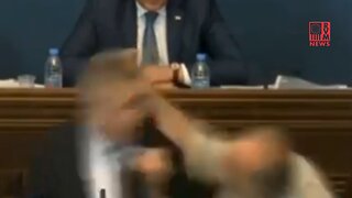 All Out Brawl Erupts In The Georgian Parliament