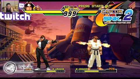 (DC) Capcom Vs. SNK 2 - 03 - Kyo, Iori and Rugal...no boss